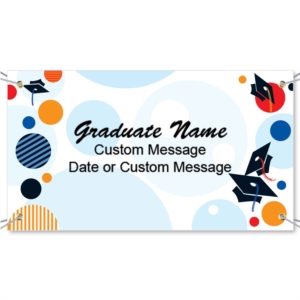 Festive Graduation Vinyl Banners by PaperDirect