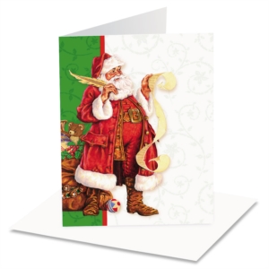 Classic Santa Christmas NoteCards by PaperDirect