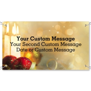 Season's Sparkle Vinyl Banners by PaperDirect