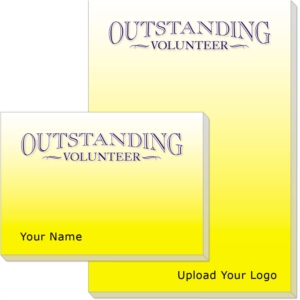 Outstanding Volunteer Post-it® Notes 