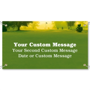 Back Nine Vinyl Banners by PaperDirect