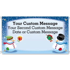 Snow Friends Vinyl Banners by PaperDirect