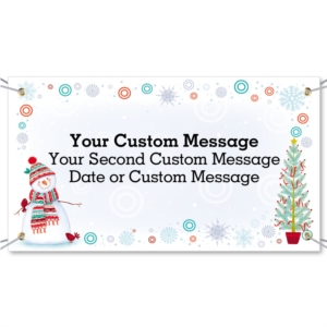 Snowman Delight Vinyl Banners by PaperDirect