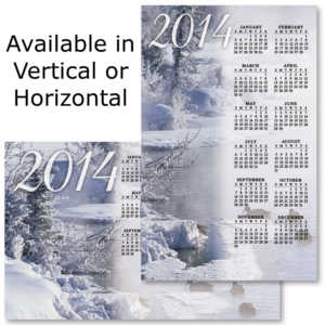 2014 Winter Custom Printed Magnetic Calendars by PaperDirect