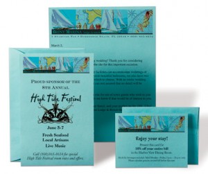 Aquamarine Postcards by PaperDirect