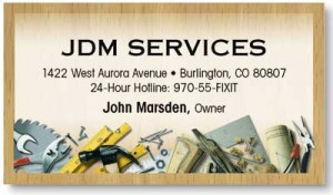 Tools Business Cards