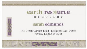 Earthtone Tiles Business Cards