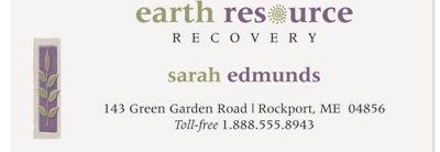 Earthtone Tiles Business Cards