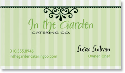 Garden Gate Business Cards by PaperDirect