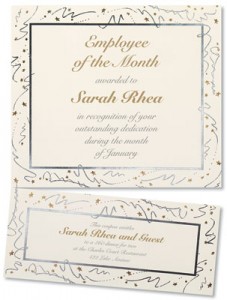 Sparkle Specialty LetterTop™ Certificates by PaperDirect