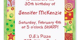 Birthday Bash Casual Invitations