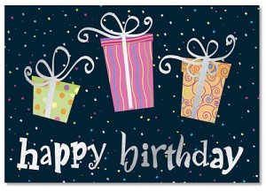 Birthday Gifts Deluxe Greeting Card Set