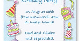 Birthday Party Invitations