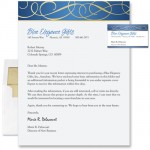 Blue Elegance Foil Letterhead by PaperDirect