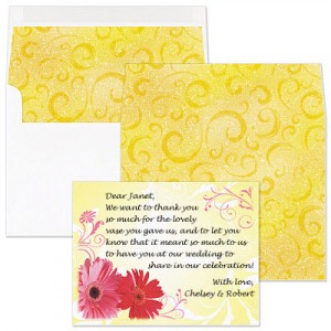 Dancing Daisies Correspondence Card Set