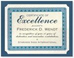 Premier Blue Standard Certificates by PaperDirect