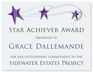 Purple Stars Specialty Certificates