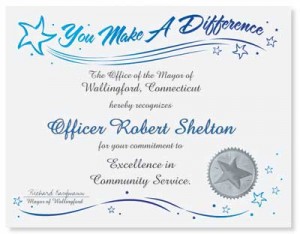 You Make A Difference Specialty Certificates
