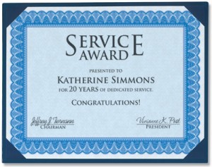 employee service awards