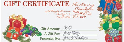 Presents Fill-In-The-Blank Gift Certificates by PaperDirect