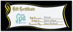 Calligraphy Fill In The Blank Gift Certificates