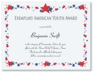 All American Casual Certificates