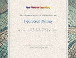 Cobble Stone Modern Certificates by PaperDirect