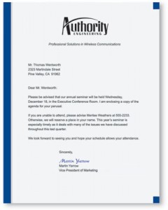 Authority Letterhead Papers