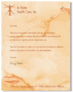 Health Care Letterhead