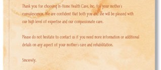 Health Care Letterhead