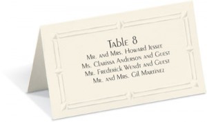 Estate Specialty Folded Place Cards by PaperDirect
