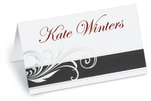 Stylish Folded Place Cards