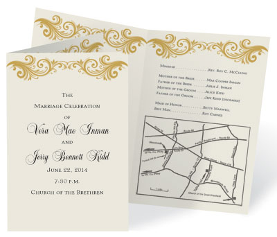 Wedding Direction Card Template from www.paperdirect.com