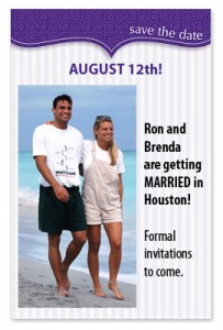 First Impression Save the Date Invitations
