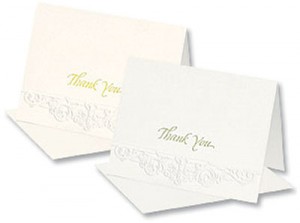 Formal Embossed Notecards