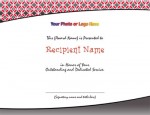 Fretwork Modern Certificates by PaperDirect