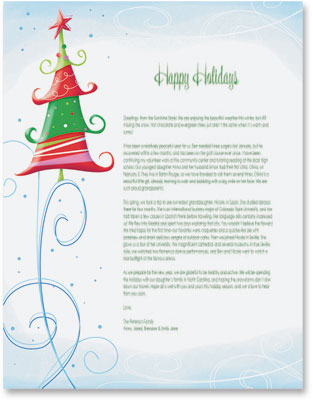 Short Christmas Letter Examples from www.paperdirect.com