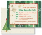 Gold Flakes Holiday Postcards by PaperDirect