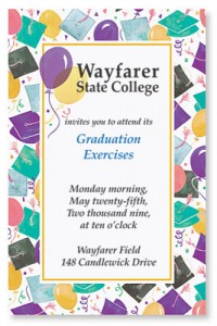 Graduation Celebration Casual Invitation