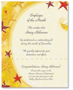 Holiday Dazzle LetterTop™ Certificates by PaperDirect