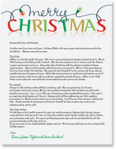 xmas newsletter ideas