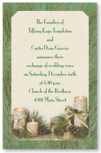  Peaceful Pine Layered Invitations