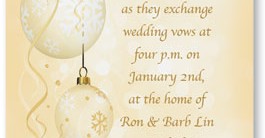 Glistening Light Specialty Flat Invitations