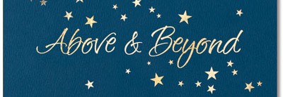 Above and Beyond Certificate Jackets
