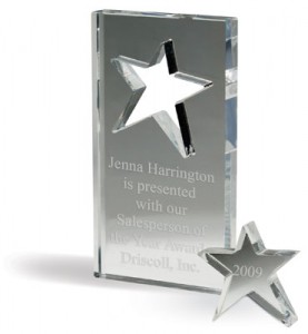 Removable Star Award