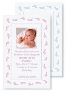 Little Feet Casual Invitations