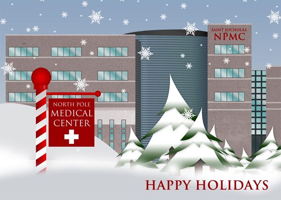 create custom holiday messages from doctors office