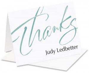 Thanks Personalized NoteCards