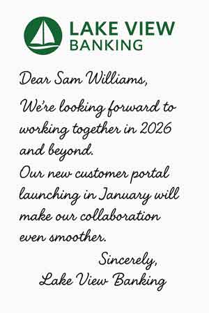 year end business letter