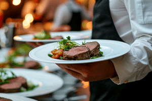 use response cards to indicate meal choices